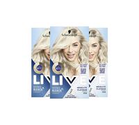 Schwarzkopf Women's LIVE Absolute Platinum 'Hair Dye' Intense Lightener 00A 3x in Silver