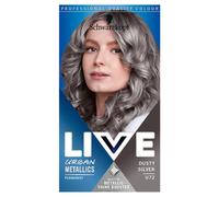 Schwarzkopf Women's Live Metallic Shine Booster 'Hair Dye' U72, Dusty Silver in Blue