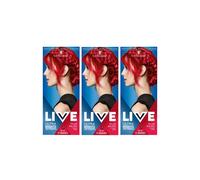 Schwarzkopf Women's LIVE Pillar Box Red 'Hair Dye' Ultra Brights 092 3 Pack Schwarzkopf Red