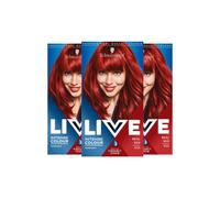 Schwarzkopf Women's LIVE Real Red 'Hair Dye' Intense Colour 035 3 Pack Schwarzkopf Red