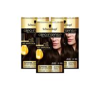 Schwarzkopf Women's Oleo Intense 2-10 'Oil Colour' No Ammonia Permanent 3 Pack in Brown Schwarzkopf Brown