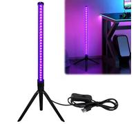 Schwarzlich UV Lamp:1 Unit UV Stable LED Tube,Super Bright for Disco Stage Lighting,Plug and Play for Halloween Party Shine