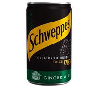 Schweppes Canada Dry Ginger Ale Mini Can, 12 x 150ml