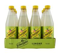 Schweppes Limome Carbonated Drink with Fresh and Citrusy Taste, 12 x 500 ml, Perfect for Aperitifs and Cocktails. Thirst-Quenching Drink with a Rich and Biilanciato Taste
