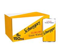 Schweppes Slimline Tonic Water, 6x150ml