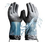 Schwer 100% Waterproof Winter Work Gloves, Long Freezer Glove with Water-based PU Coating, Ultimate Warmth, Non-Slip, Thermal Glove for Cold Weather, Outdoor Activities & Light Daily Work, CR3308, XL