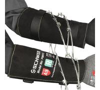 Schwer ANSI A9 Cut & Level 5 Puncture Resistant Arm Sleeves, PM915 High Risk Protection Arm Guards for Biting, Gardening Sleeve Thorn Proof, Tactical Work Sleeves for Law Enforcement Self Defense