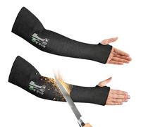Schwer ANSI A9 Cut Resistant Arm Sleeves PM916, 18in 2-Ply Construction Flame Resistant Welding Sleeves for Work, Ultimate Performance, Level 4 Heat Resistant Arm Guards for Glass Blowing, Automotive