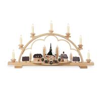 Schwibbogen Seiffener Village Nature Complete Illuminated (120V 50Hz) 64x12x35cm