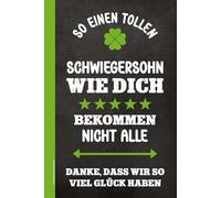 Schwiegersohn Geschenk: A5 Notizbuch liniert die Geschenkidee zukünftiger Schwiegersohn zur Hochzeit ein Dankeschön von den Eltern der Braut das Notizheft Danke mit Spruch das Geburtstagsgeschenk