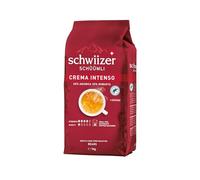 Schwiizer Schüümli Intenso - 1 kg Whole Coffee Beans for Automatic Machines, Intensity 4/5, Medium Roast, Arabica & Robusta Blend, Rainforest Alliance