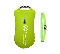 Schwimm-Trockentasche | Leichte, wasserdichte Rettungsboje | Tragbare aufblasbare Schwimmboje mit Gurt für Meer, See, Pool, Tauchen, Paddleboarding, Triathleten, Rettungsschwimmer und Langstrecken-Sch