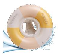 Schwimmring mit Sitz - Shoe bar for children 1-5 years (up to 25 kg) - Vintage Design Poolring with Vergrößertem Sicherheitsring - Retro Schwimmhilfe für Pool, & Meer - Diameter 57 cm