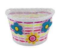 Schwinn Bike Basket for Kids With Light-Up Flowers Front Handlebar Bicycle Accessories for Boys and Girls Fits Most Bikes