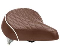 Schwinn Comfort Bike Seat, Quilted, Wide Saddle, Brown