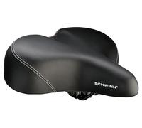 Schwinn Super Breeze cruise bike seat, soft foam padding, Black