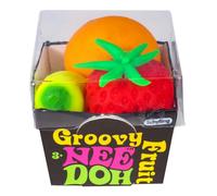 Schylling Nee Doh Groovy Fruit - Novelty Stress Toy Squishy