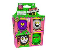 Schylling Halloween Nee Doh - 4 Piece Spooky Squishkins Haunted House, Fidget Toys, Nee Doh Stress Ball, Halloween Sensory Balls, Anxiety Toys For Stress Relief, Safe Non-Toxic Dough Material