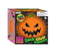 Schylling Jack Glow Lantern Nee Doh - Halloween NeeDoh, Fidget Toys, Nee Doh Stress Ball, Halloween Sensory Balls, Anxiety Toys For Stress Relief, Safe Non-Toxic Dough Material
