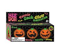 Schylling Kids Teenie Jack-Glow Lanterns - 3Pcs Halloween Fidget Toy Set Multi One Size