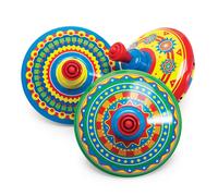 Schylling Mini Tin Top - Wind-Up Retro Tin Toy (1 Top)