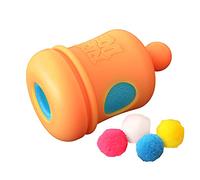 NeeDoh Schylling Booper - Squeezy Launcher Flying Toy with 4 Fuzzy Boop Balls, Fidget Toys, Stress Relief Sensory Toys, Non-Toxic Dough Material
