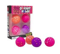 Schylling NeeDoh Dohnut Hole Needoh 4 Pack - Sensory Squeeze Toy - 1.5" in Diameter - Colors May Vary