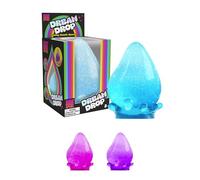 Schylling NeeDoh Dream Drop - 1 Colour Chosen At Random, Glitter Raindrop Fidget Toy with Removable Base, Squishy Nee Doh Stress Balls For Kids, Safe Non-Toxic Dough Material, Age 3 Year Olds +