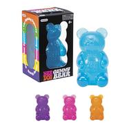 Schylling NeeDoh Gummy Bear - Sensory Fidget Toy with Jelly-Like Filling - 3.5" Tall - Colors May Vary (Pack of 1)