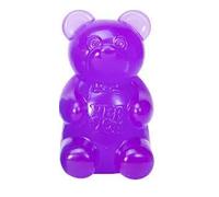 Schylling NeeDoh Gummy Bear - Sensory Fidget Toy with Jelly-Like Filling - 3.5" Tall - Purple (Pack of 1)