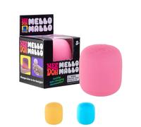 NEEDOH Mello Mallo - Marshmallow Fidget Toy For Kids, Nee Doh Stress Balls, Squishy Fidgets, Sensory Squidgy Toys For Anxiety Relief, Safe Non-Toxic Dough Texture, Age 3 Year Olds +