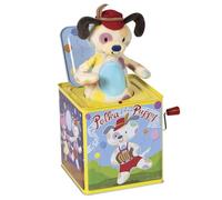 Schylling Polka Puppy Dancing Jack Box Toy