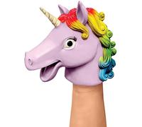 Schylling Unicorn Hand Puppet, Large, Pink, Purple, 3+, Plastic, Hand Puppet