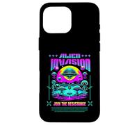 Sci Fi Alien Invasion Join The Resistance Case for iPhone 16 Pro Max