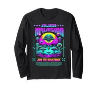 Sci Fi Alien Invasion Join The Resistance Long Sleeve T-Shirt