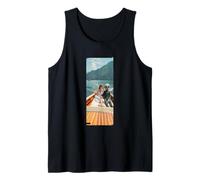 Sci-fi Alien Romance in Lake Como Italy Scene Tank Top