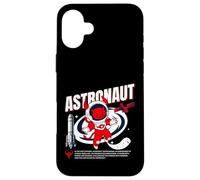 Sci Fi Astronaut Satan Cosmic Rebellion Space Case for iPhone 16 Plus