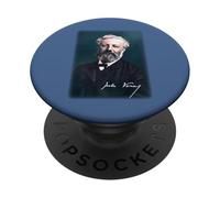 Sci-Fi Author Jules Verne Photo PopSockets Adhesive PopGrip