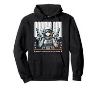 Sci Fi Cosmic Girl Groove Your Way Out Of The Abyss Pullover Hoodie