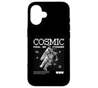 Sci Fi Cosmic Pixel Voyager Space Astronaut Journey Case for iPhone 16