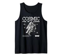 Sci Fi Cosmic Pixel Voyager Space Astronaut Journey Tank Top
