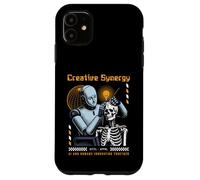 Sci Fi Creative Synergy AI Humans Innovating Together Case for iPhone 11