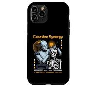 Sci Fi Creative Synergy AI Humans Innovating Together Case for iPhone 11 Pro