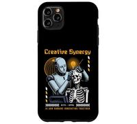 Sci Fi Creative Synergy AI Humans Innovating Together Case for iPhone 11 Pro Max
