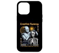 Sci Fi Creative Synergy AI Humans Innovating Together Case for iPhone 12 Pro Max