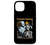 Sci Fi Creative Synergy AI Humans Innovating Together Case for iPhone 13