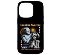 Sci Fi Creative Synergy AI Humans Innovating Together Case for iPhone 14 Pro