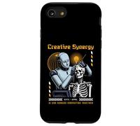 Sci Fi Creative Synergy AI Humans Innovating Together Case for iPhone SE (2020) / 7/8