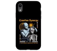 Sci Fi Creative Synergy AI Humans Innovating Together Case for iPhone XR