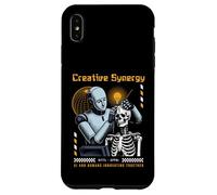 Sci Fi Creative Synergy AI Humans Innovating Together Case for iPhone XS Max